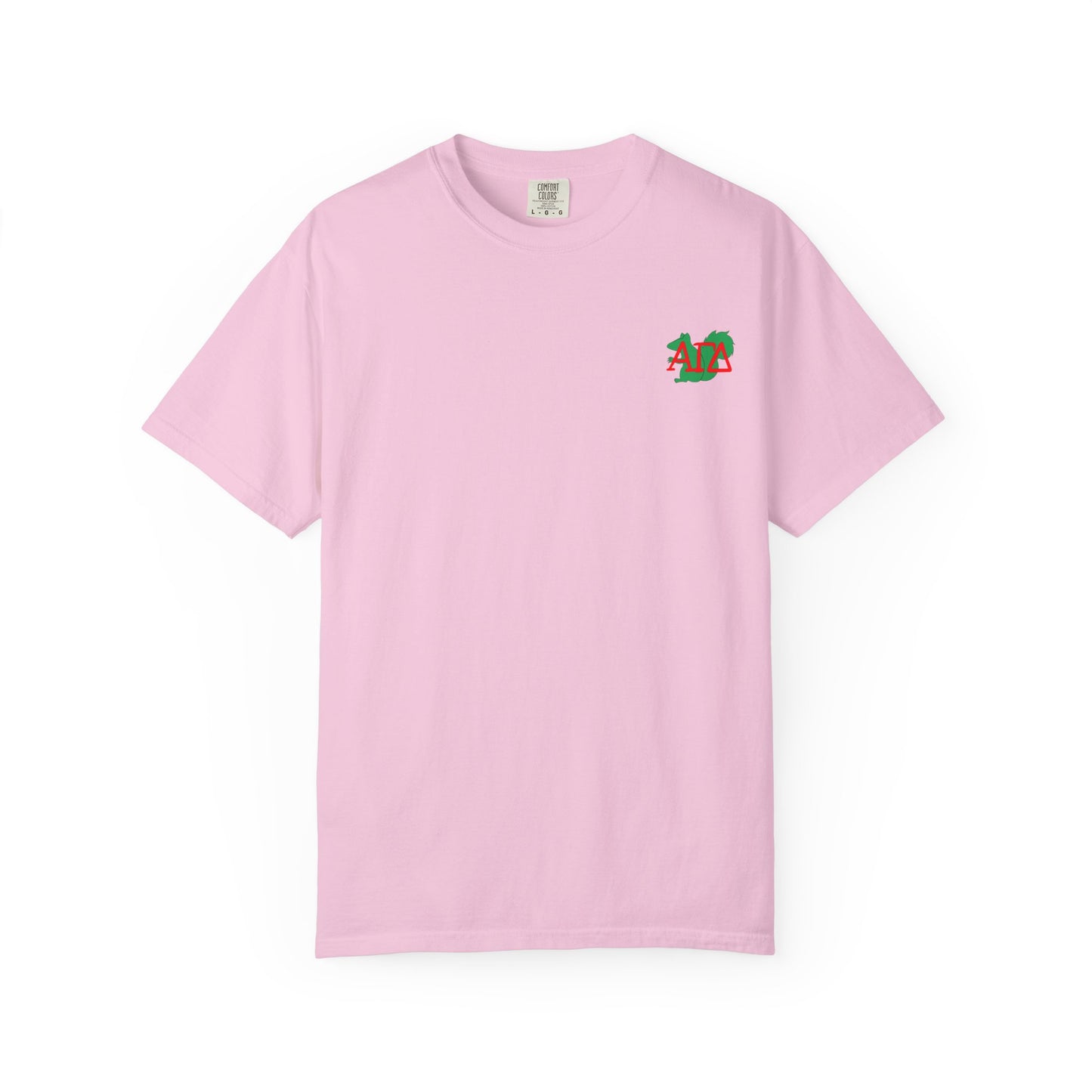 AGD Charming Sorority T-Shirt, Squirrel Design, Unisex Apparel, Perfect Gift, Casual Wear, College Life, Greek Life, Fraternity Events