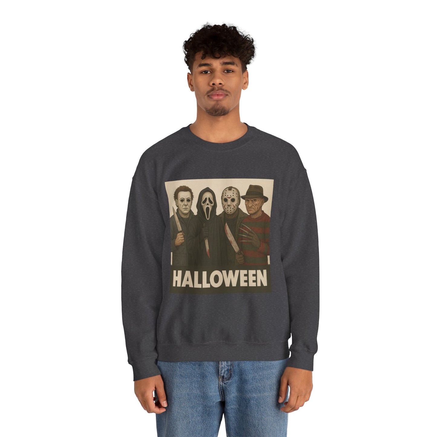 Spooky Movie Crewneck Sweatshirt - Halloween Horror Apparel