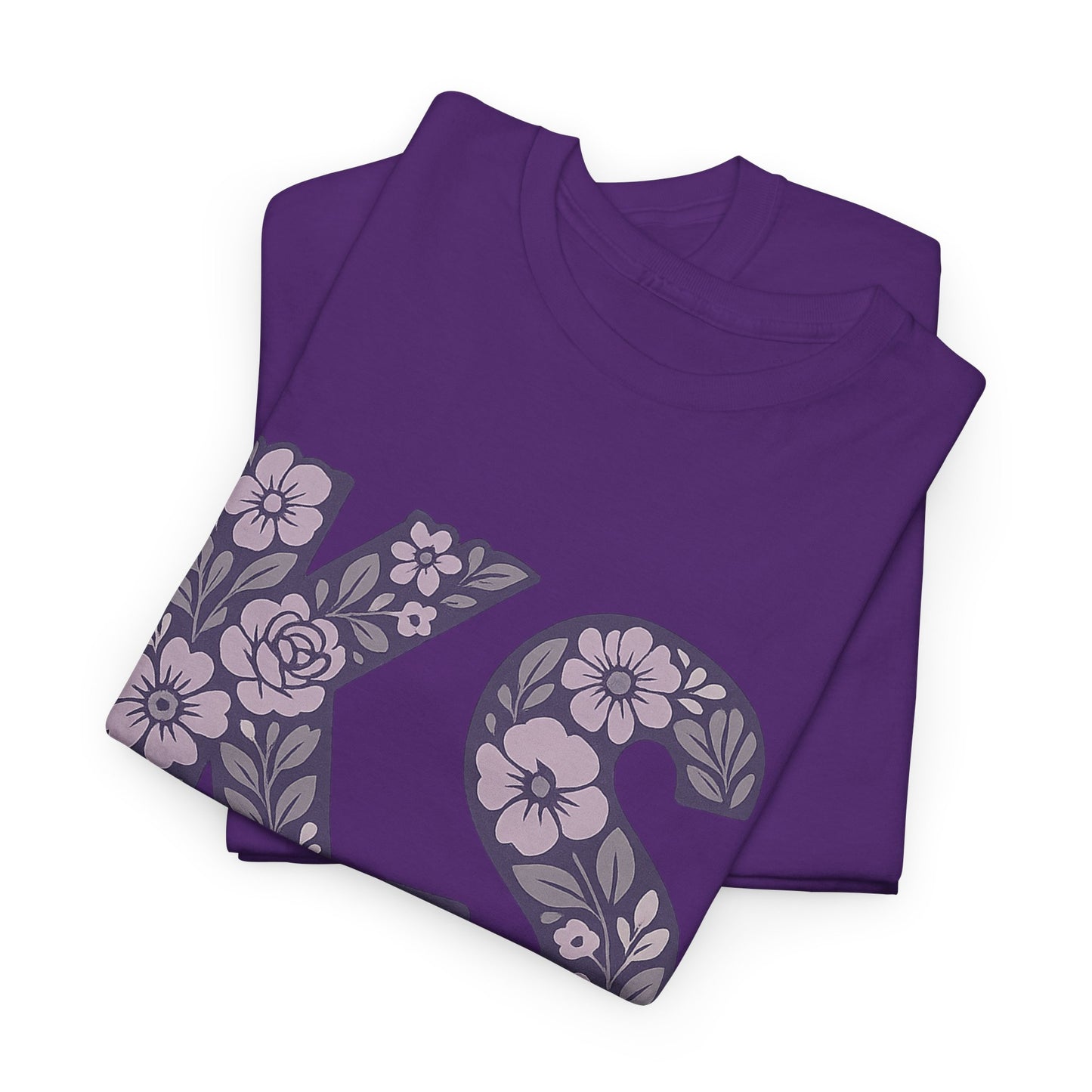 KS Floral Team Spirit Tee: Celebrate Kansas State Wildcats in Style, Perfect for Sports Events, Gifts, & Casual Wear