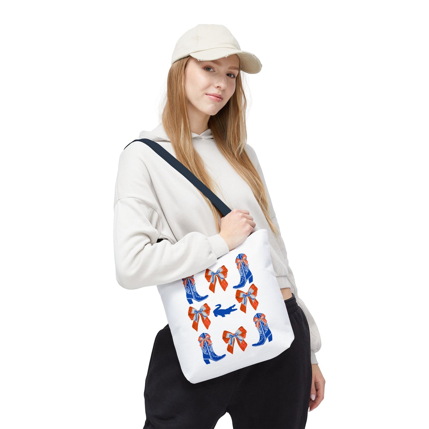 FL gators game day tote bag, UF fan gift, UF alumni, graduation gift, college student gift, chomp! chomp!, florida fan gift, florida game day, go gators