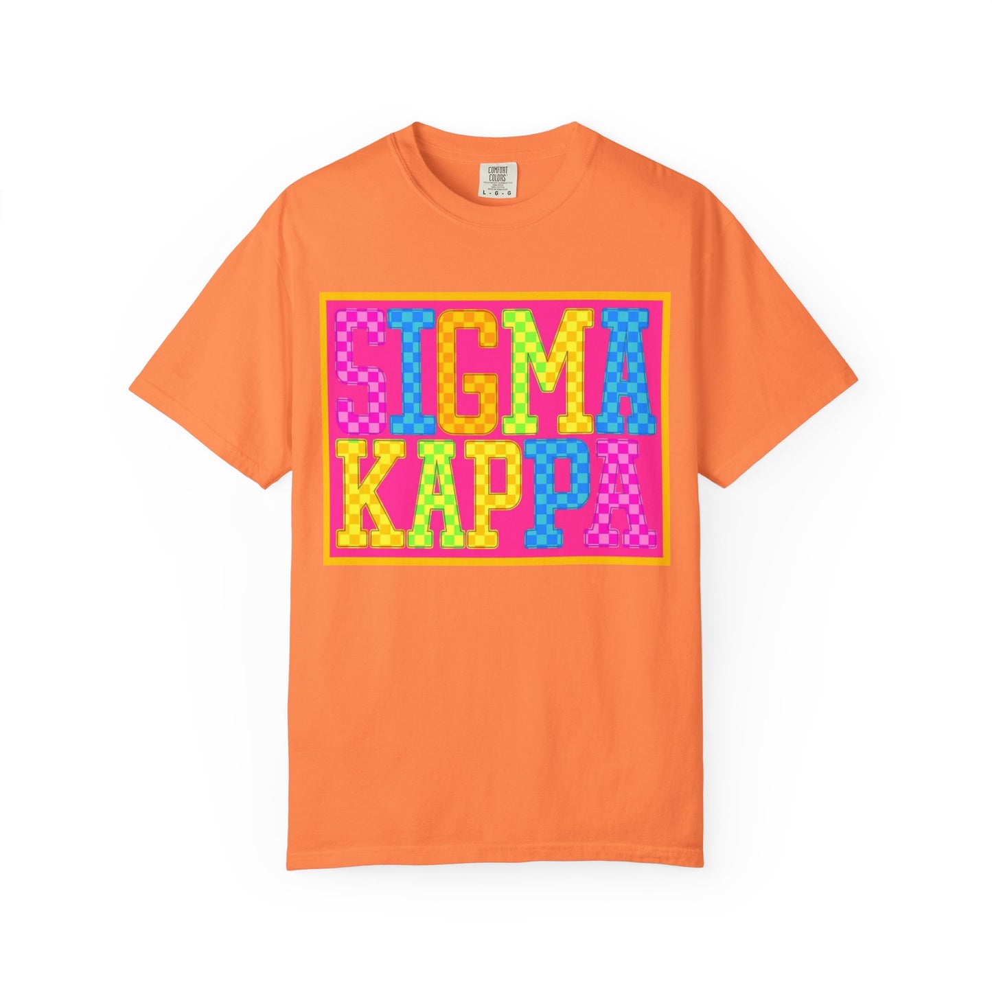 Colorful Sigma Kappa T-Shirt | Sorority Apparel