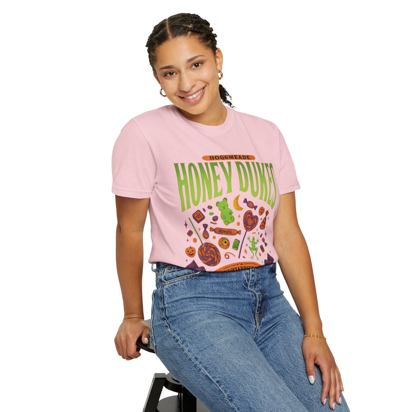 Honey Dukes Wizarding T-Shirt | Unisex Garment-Dyed Tee, Perfect for Fans, Gifts, Celebrations, Cosplay, and Everyday Wear