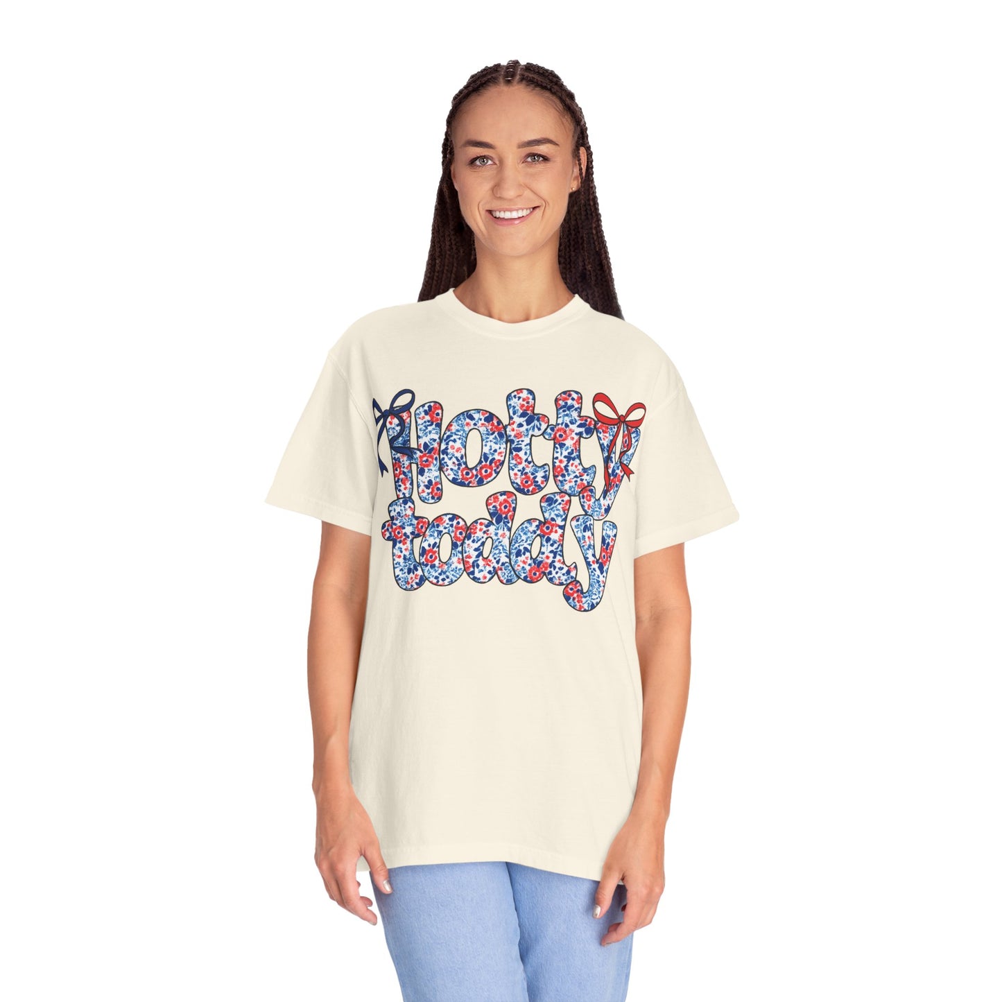 Floral Hotty Toddy Coquette Bow T-Shirt