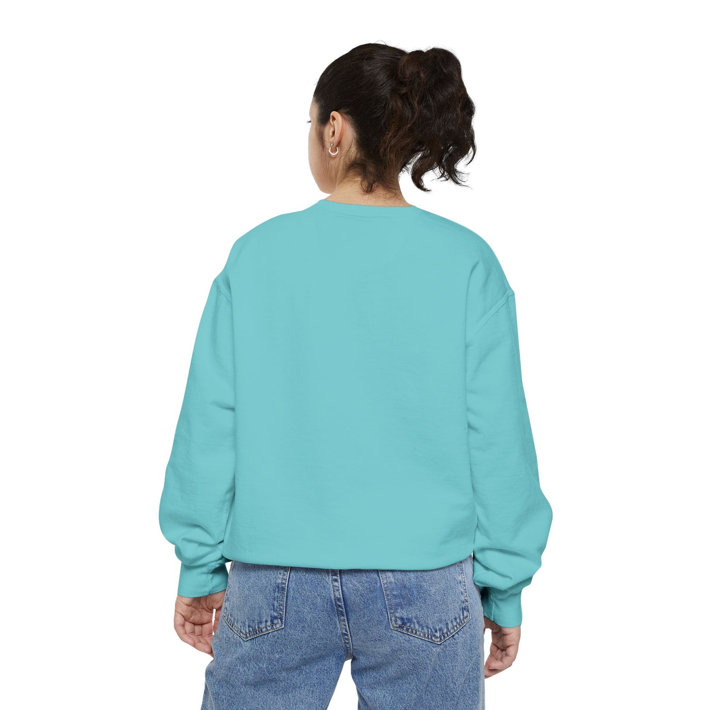AlphaChi Garment-Dyed Sweatshirt, Sorority Sweatshirt, Personalized Gift, College Apparel, Comfortable Crewneck, Trendy Fashion