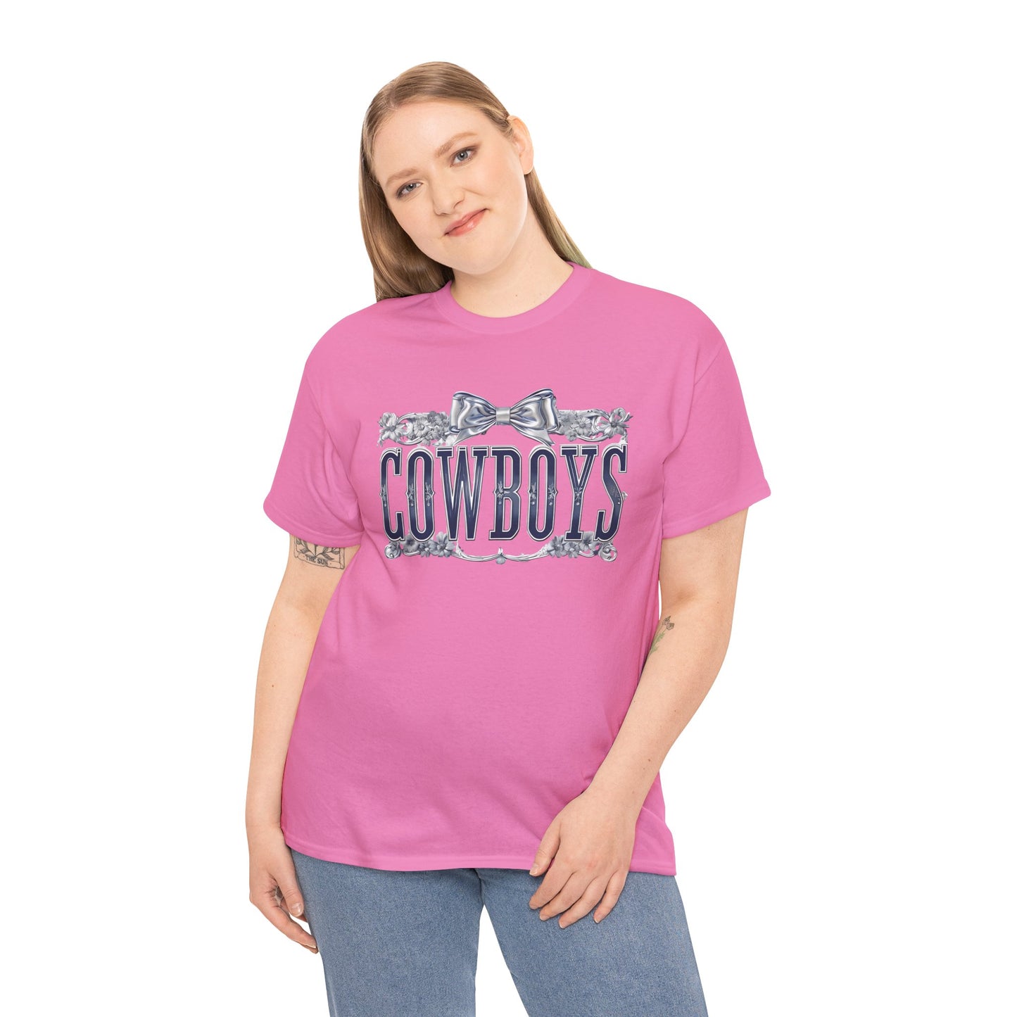 Cowboys Graphic Tee, Unisex Heavy Cotton Tee, Western Wear, Country Music Shirt, Rodeo Style T-Shirt, Gift for Cowboy Fans