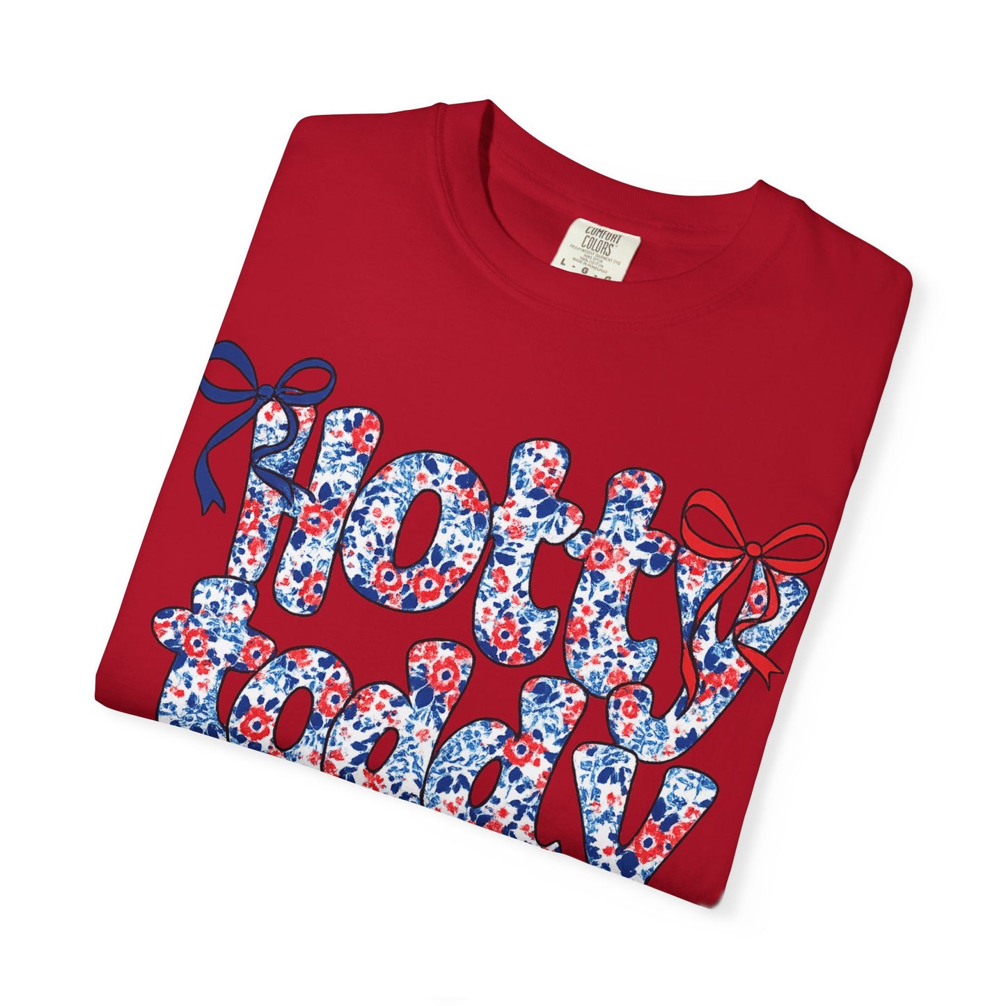 Floral Hotty Toddy Coquette Bow T-Shirt
