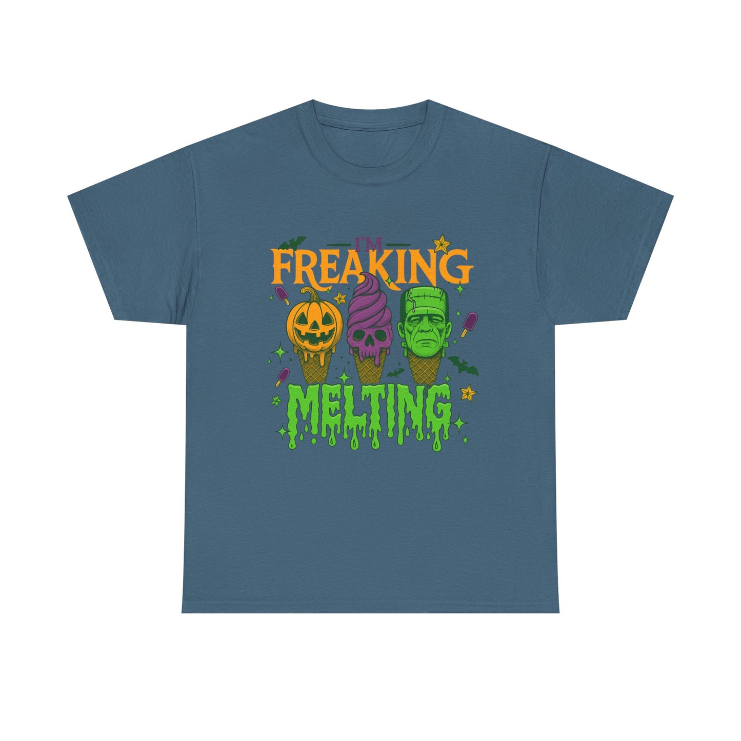 Halloween Unisex Heavy Cotton Tee, Fun Fall Shirt, Halloween Costume Top, Spooky Party Tee, Trick or Treat Apparel
