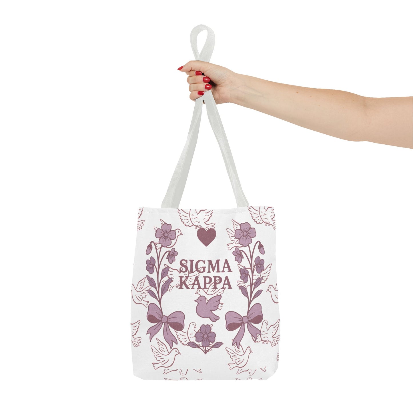 Sigma Kappa Floral Tote Bag | Sorority Gift, Eco-Friendly Carry-All, College Accessory, Stylish Shopping Bag, Chic Beach Tote