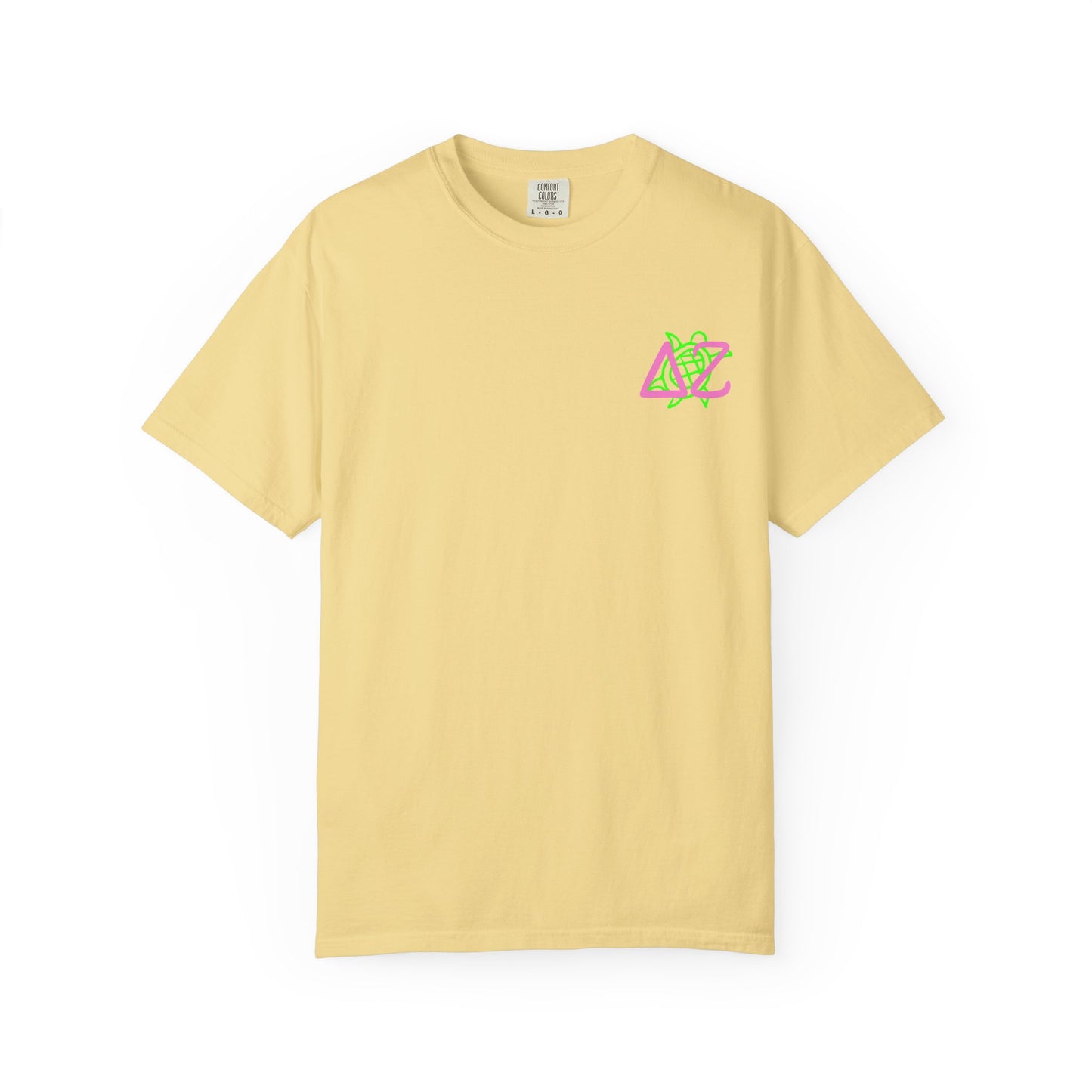 Delta Zeta Unisex T-Shirt, Sorority Shirt, Garment-Dyed Tee, Cute College Top, Sisterhood Apparel, Gift for Sorority Sisters