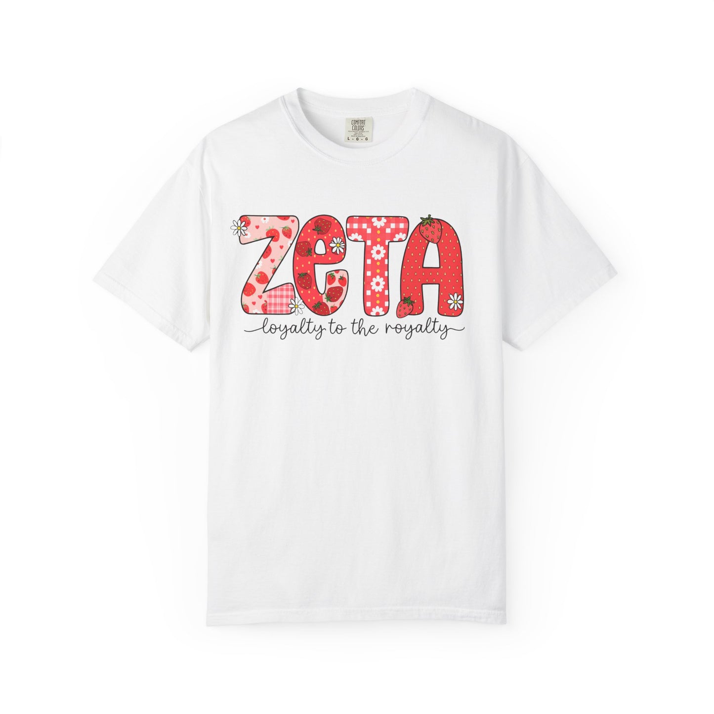 ZTALoyalty T-Shirt, Unisex Garment-Dyed Tee, Perfect for Sorority Events, Greek Life Apparel, Custom Festive Shirt, Everyday Casual Wear