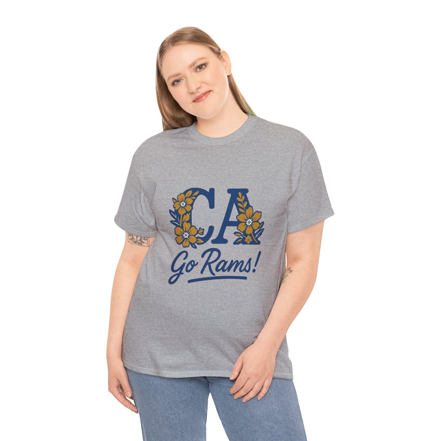 CA Rams Floral Tee