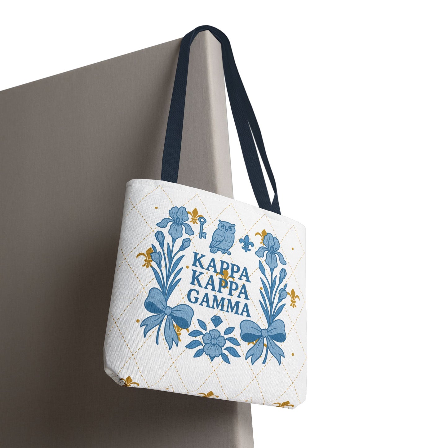 Floral KKG Sorority Tote Bag | College Student Gift, Event Tote