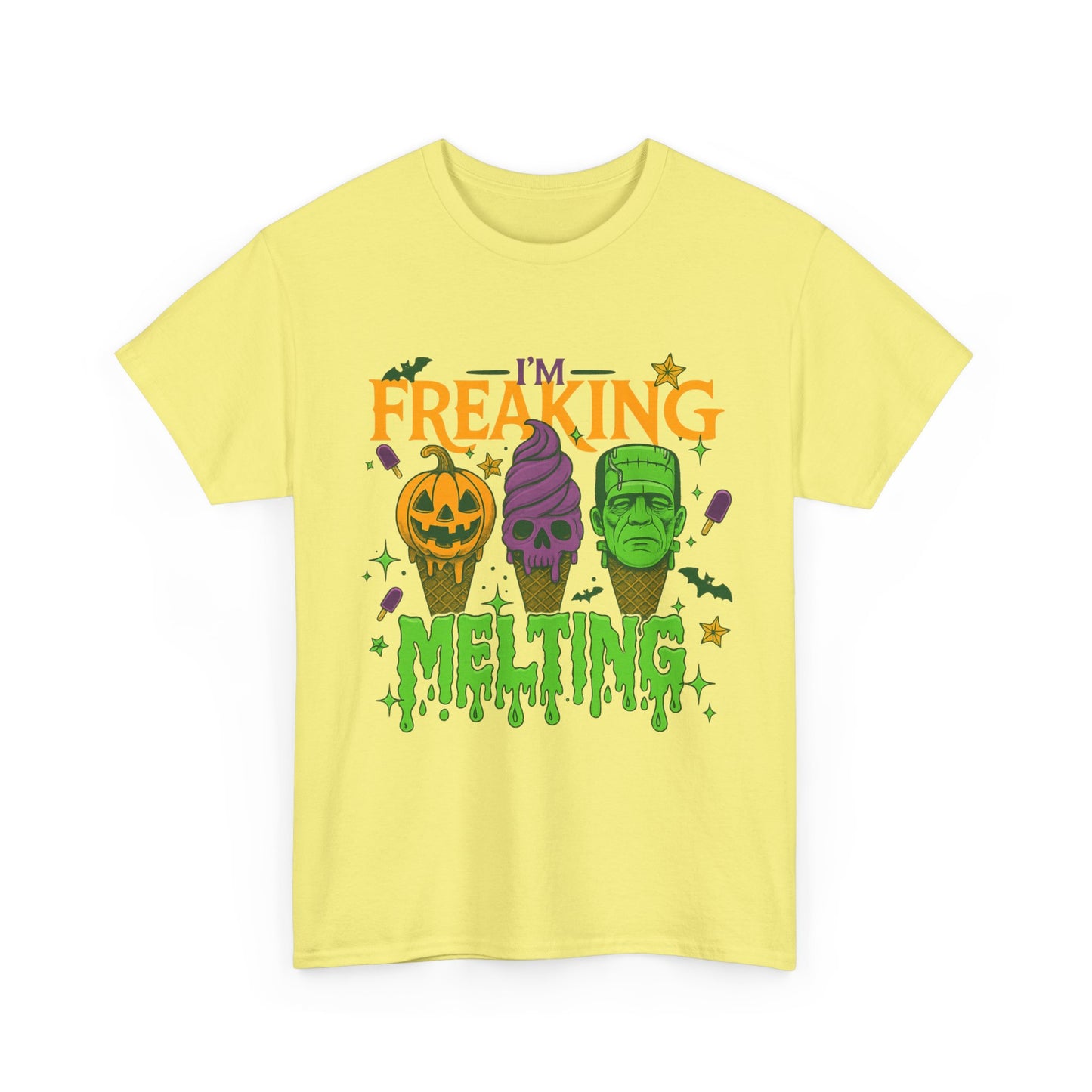 Halloween Unisex Heavy Cotton Tee, Fun Fall Shirt, Halloween Costume Top, Spooky Party Tee, Trick or Treat Apparel