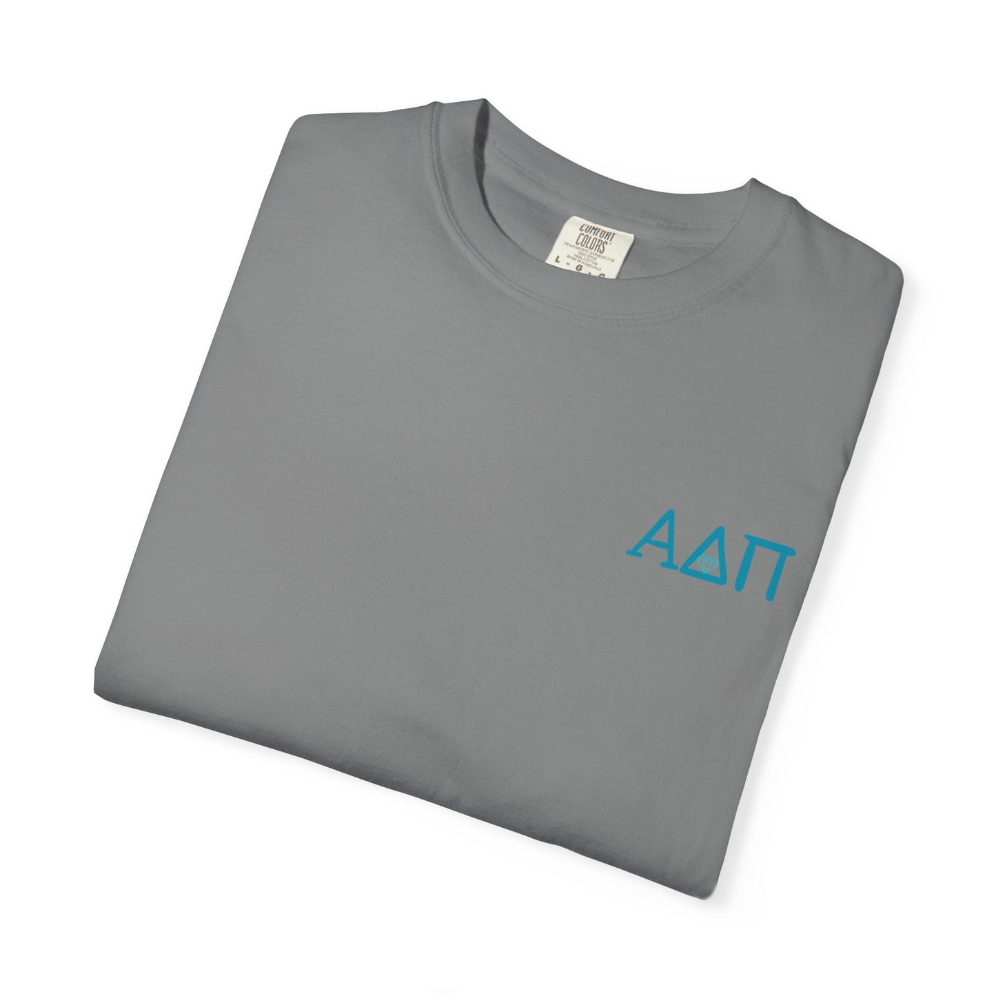 Alpha Delta Pi T-Shirt, Sorority Shirt, College Apparel, Greek Life Gift, Unisex Garment-Dyed Tee