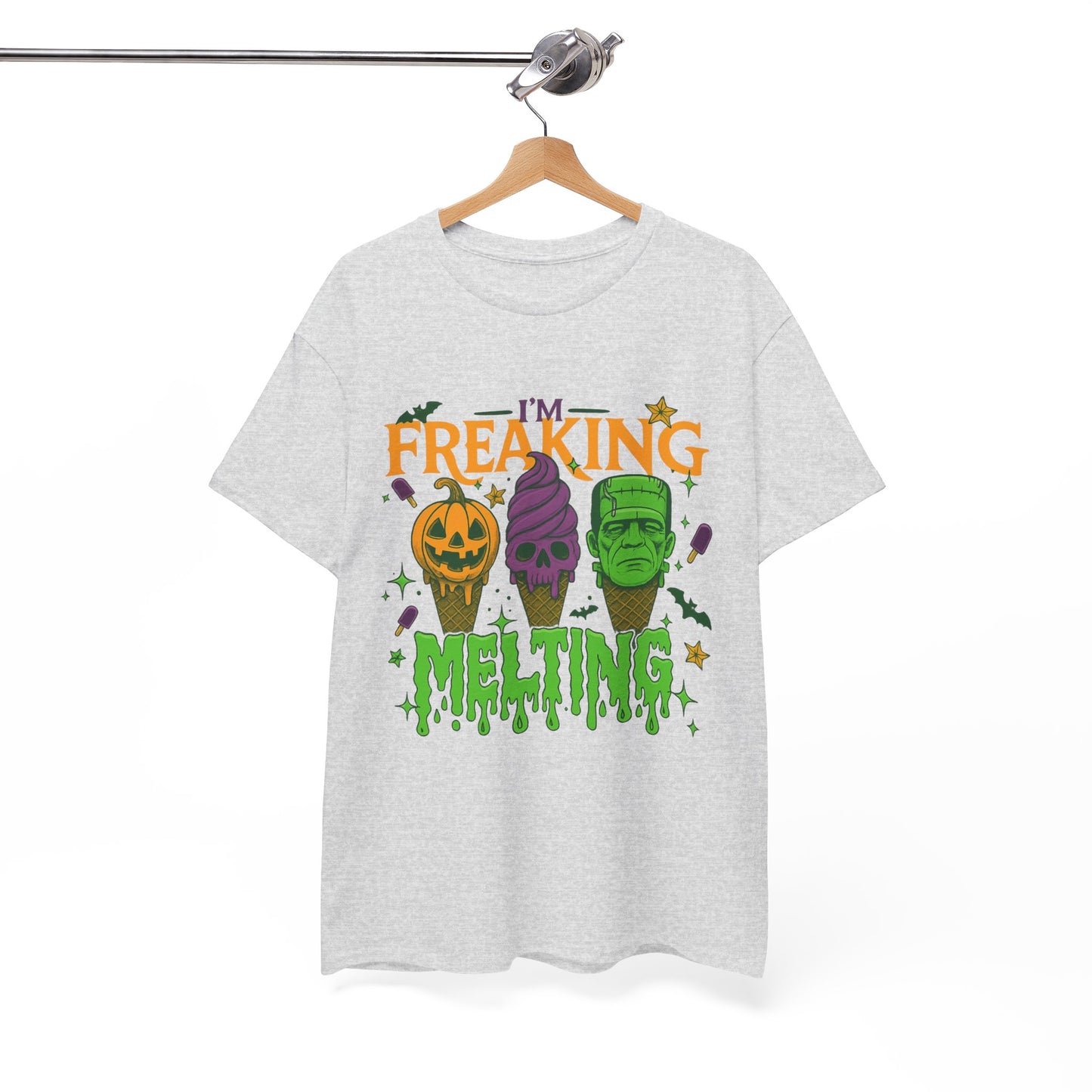 Halloween Unisex Heavy Cotton Tee, Fun Fall Shirt, Halloween Costume Top, Spooky Party Tee, Trick or Treat Apparel
