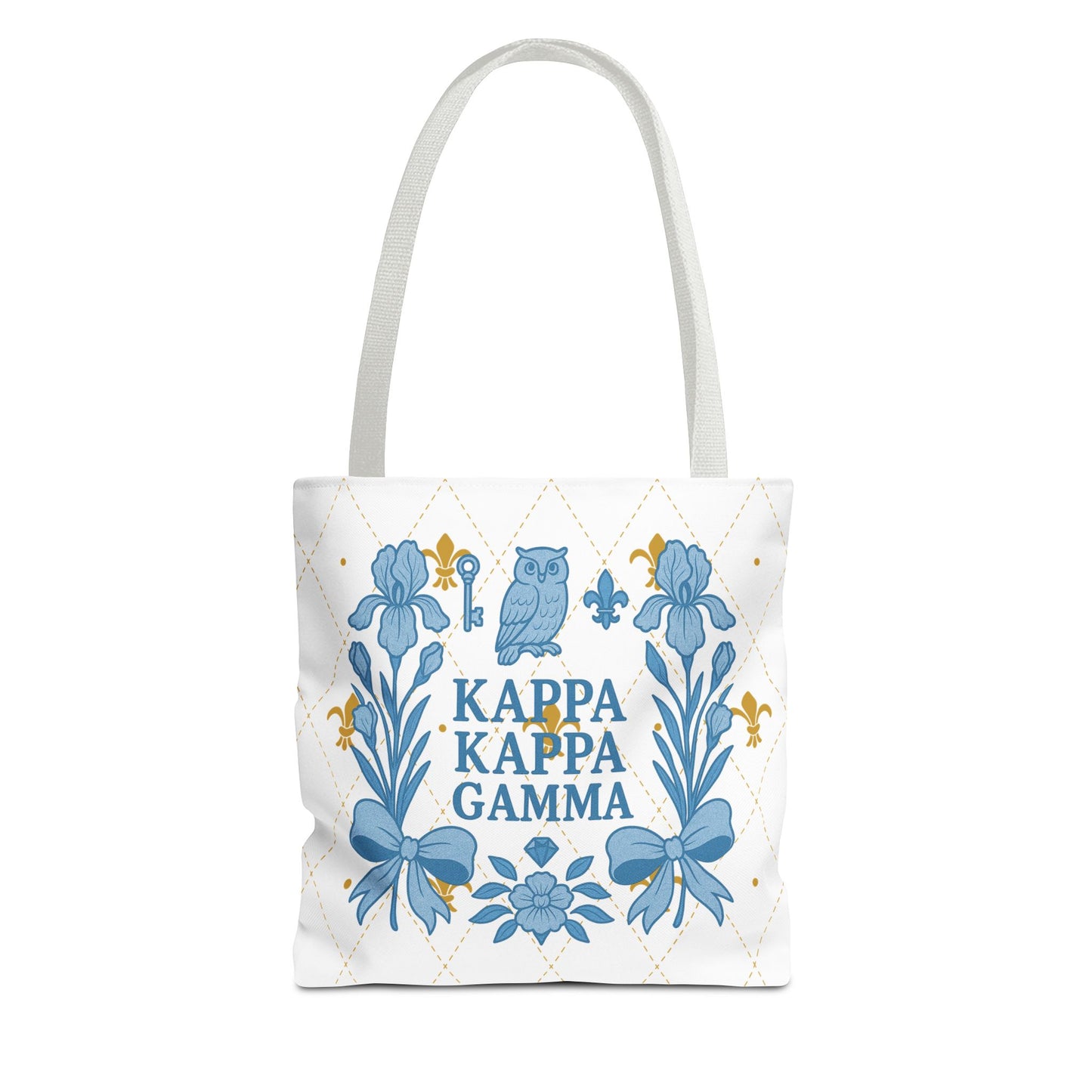Floral KKG Sorority Tote Bag | College Student Gift, Event Tote