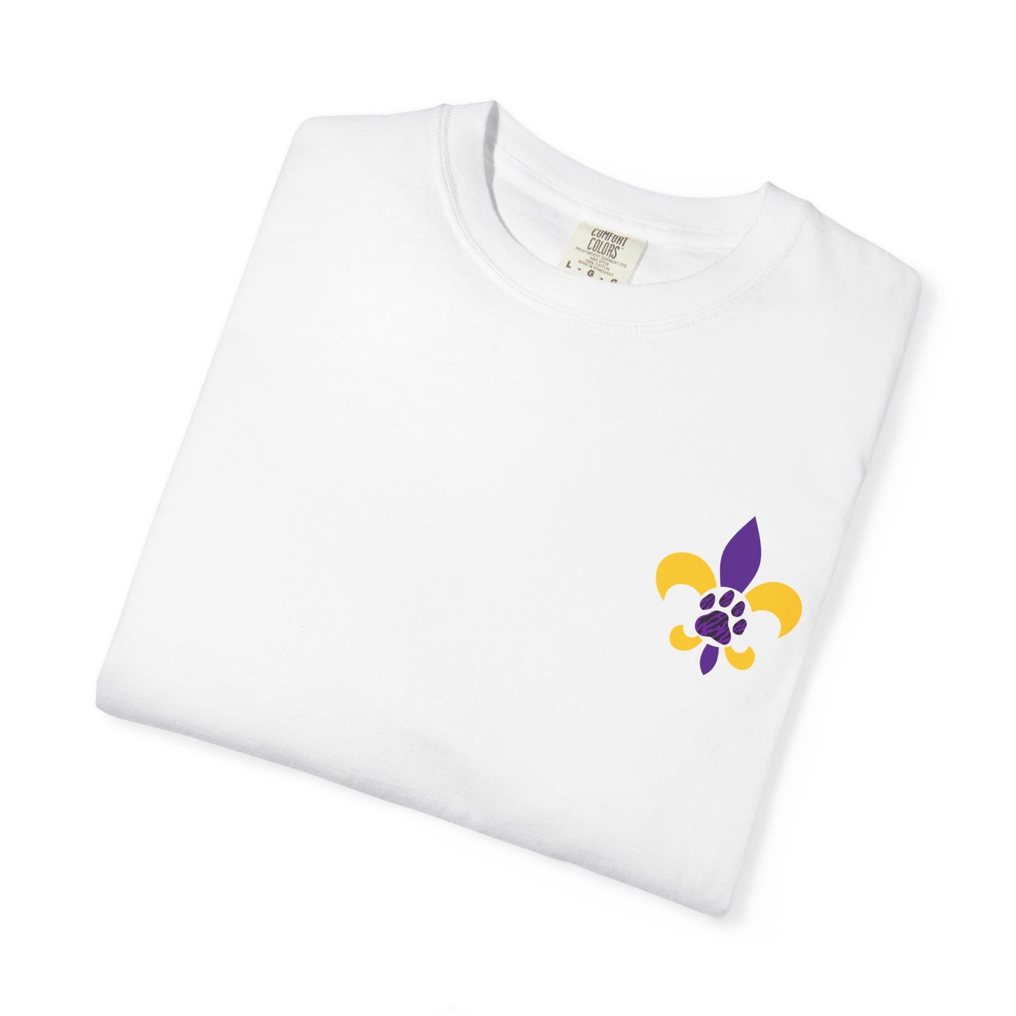 Baton Rouge Spirit T-Shirt - Unisex Garment-Dyed Tee for Game Day, College Football, Mardi Gras, Team Pride, Casual Wear