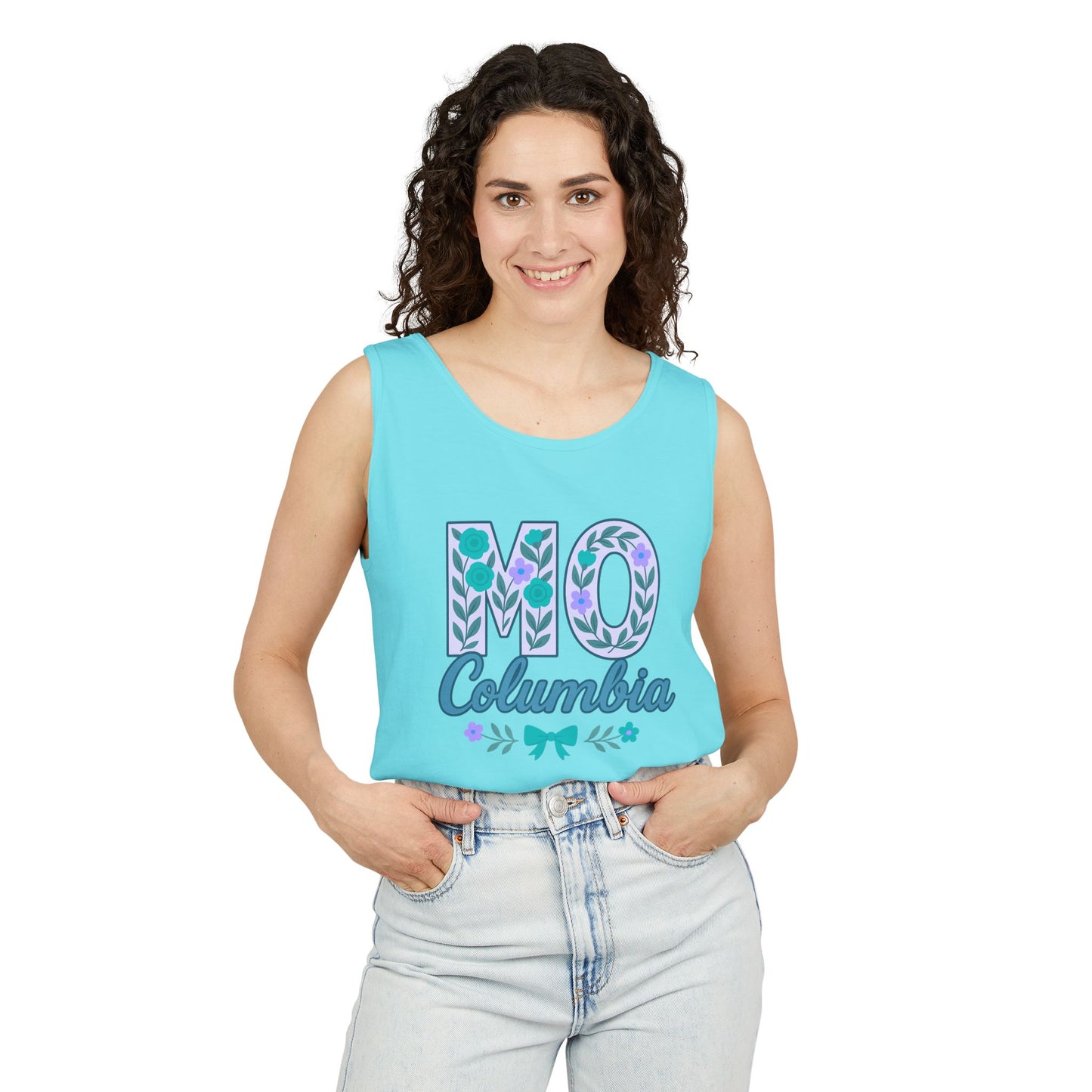 Missouri State Pride Tank Top, Unisex Summer Shirt, Columbia MO Graphic Tee, Comfort Colors, Graduation Gift