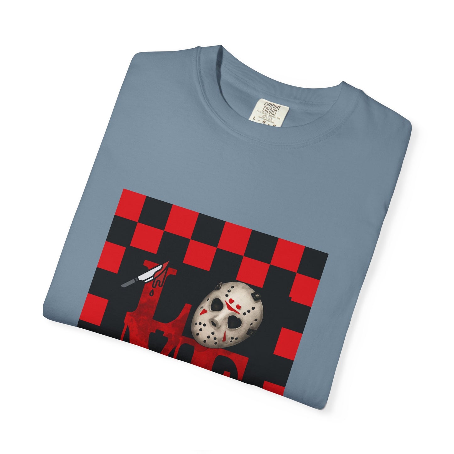 Scary Movie Mask Love Print T-Shirt