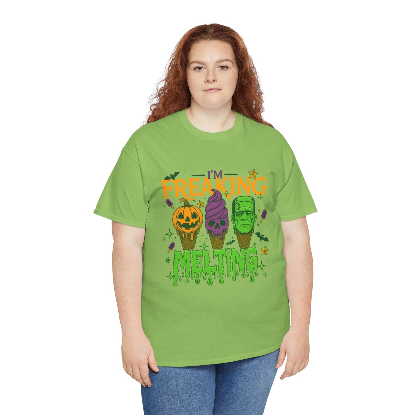 Halloween Unisex Heavy Cotton Tee, Fun Fall Shirt, Halloween Costume Top, Spooky Party Tee, Trick or Treat Apparel