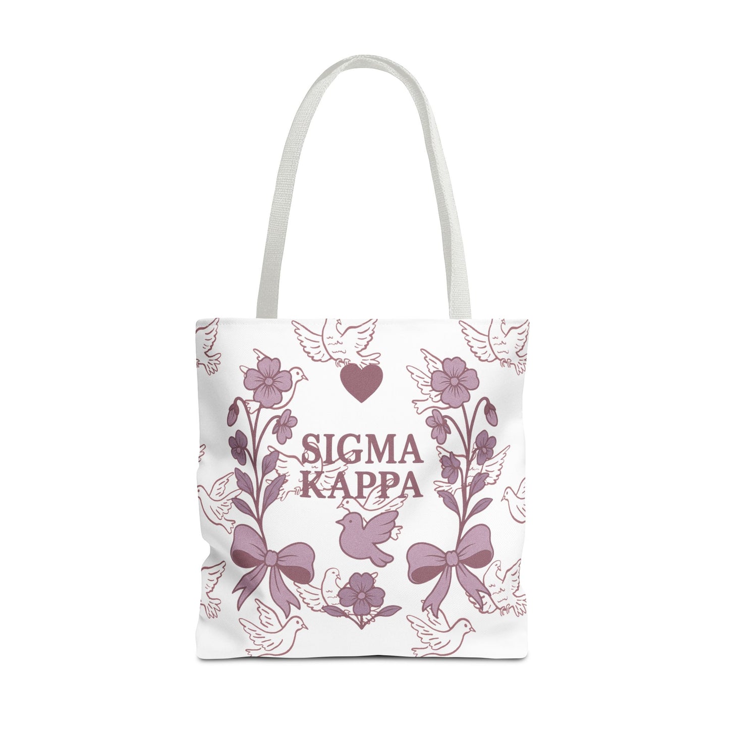 Sigma Kappa Floral Tote Bag | Sorority Gift, Eco-Friendly Carry-All, College Accessory, Stylish Shopping Bag, Chic Beach Tote