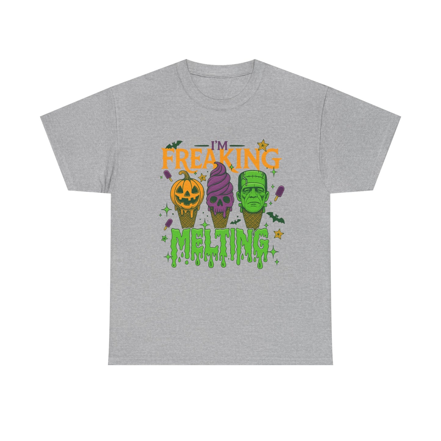 Halloween Unisex Heavy Cotton Tee, Fun Fall Shirt, Halloween Costume Top, Spooky Party Tee, Trick or Treat Apparel