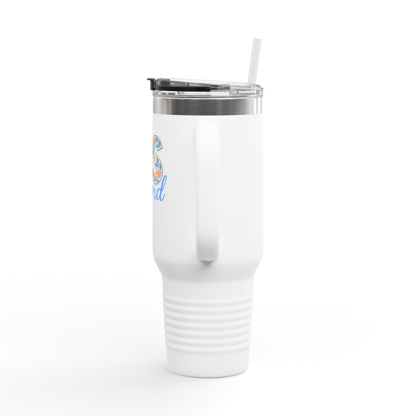 Floral Insulated Travel Mug-40 oz., Oxford, MS Design
