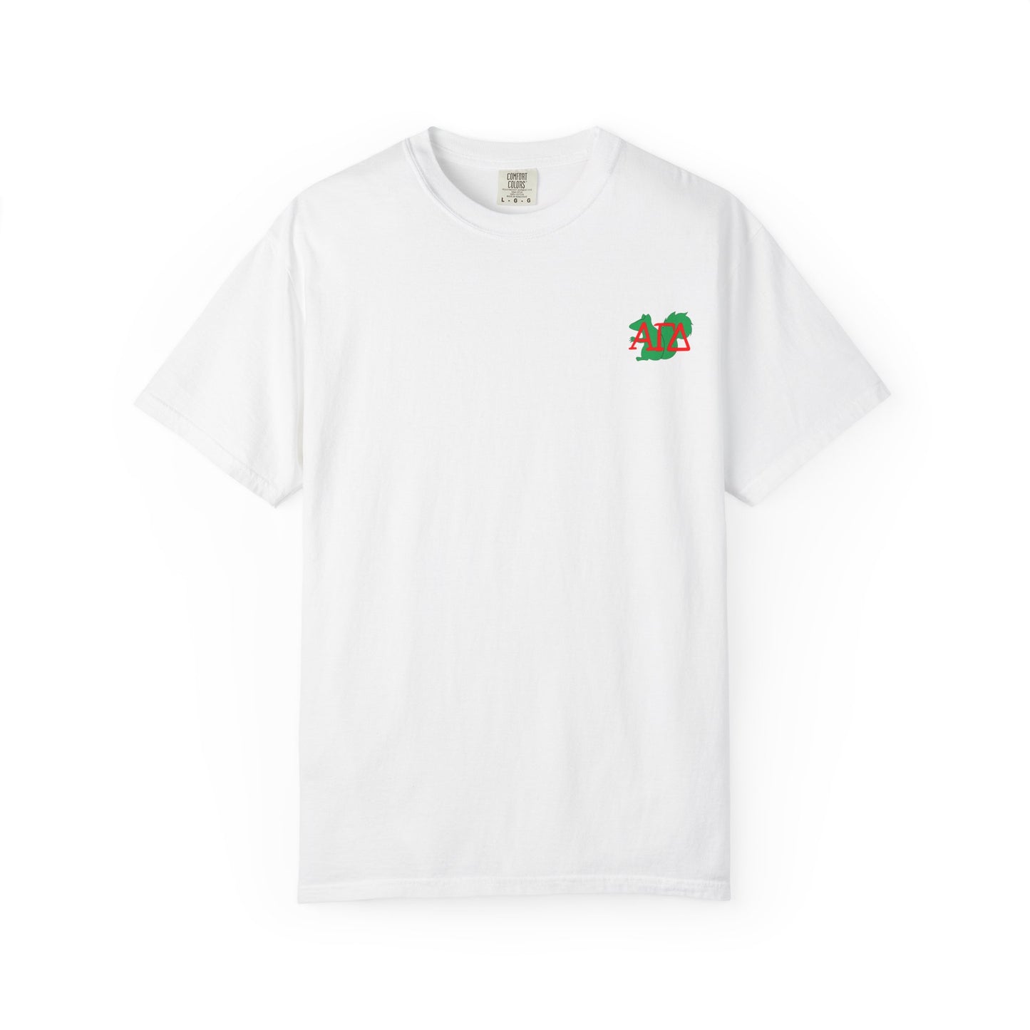 AGD Charming Sorority T-Shirt, Squirrel Design, Unisex Apparel, Perfect Gift, Casual Wear, College Life, Greek Life, Fraternity Events