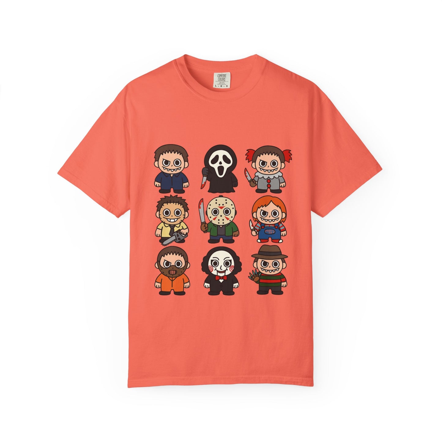 Pop Culture Horror Character T-Shirt, Unisex Tee, Halloween Tee, Horror Movie Merch, Funny Graphic Shirt, Gift for Horror Fans