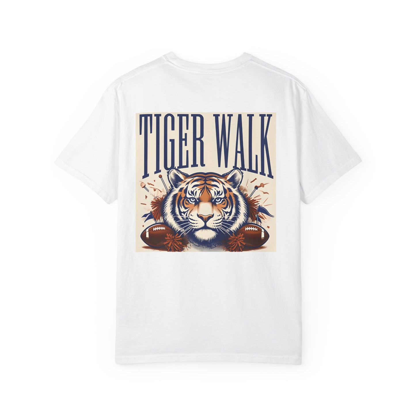 War Eagle Tiger Walk Unisex T-Shirt, Casual Tee, College Apparel, Game Day Shirt, Sports Fan Gear, Gift for Auburn Fans