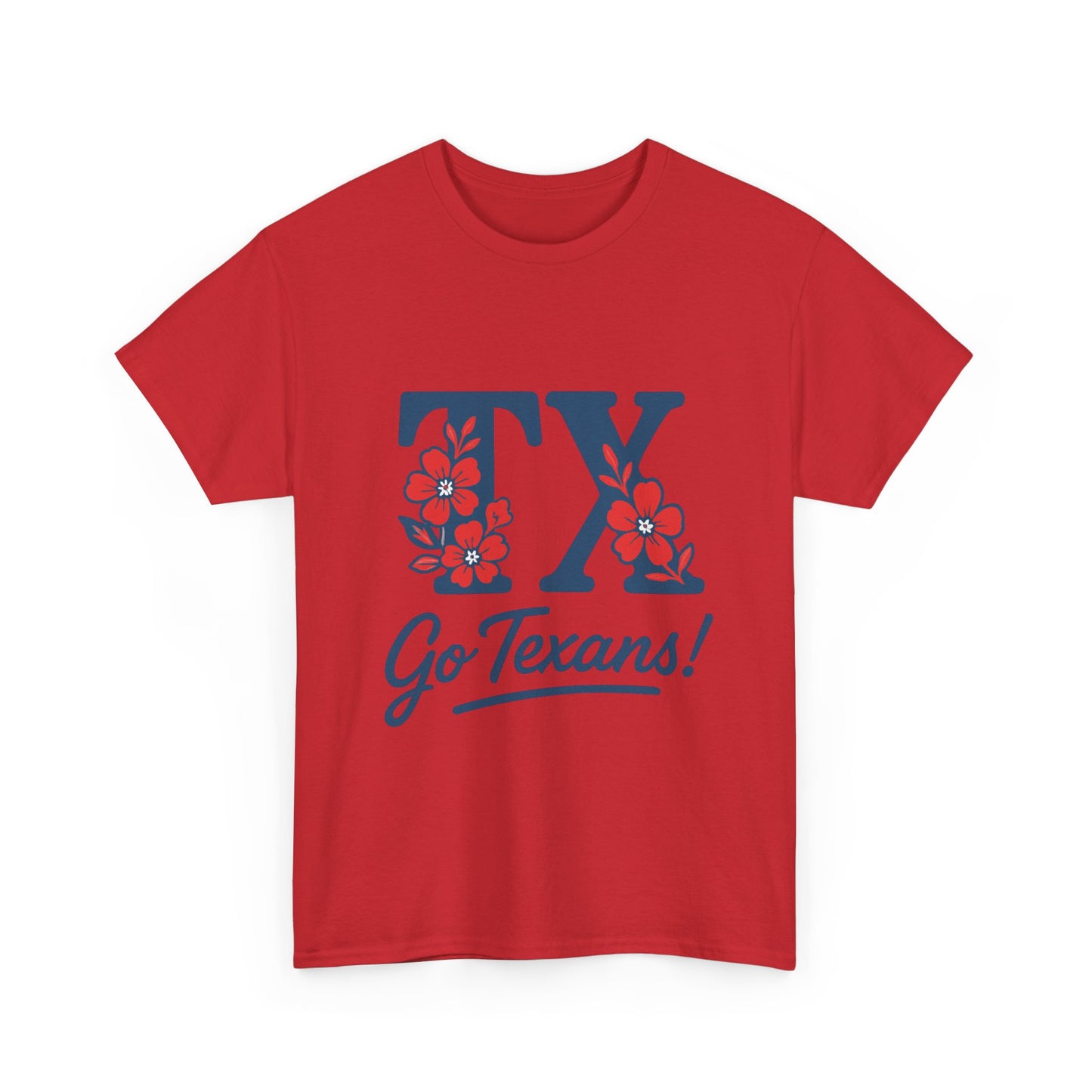 Texas Pride Unisex Cotton Tee | Go Texans! T-Shirt, Casual Wear, Game Day Shirt, Gift for Fans, Spring/Summer Style