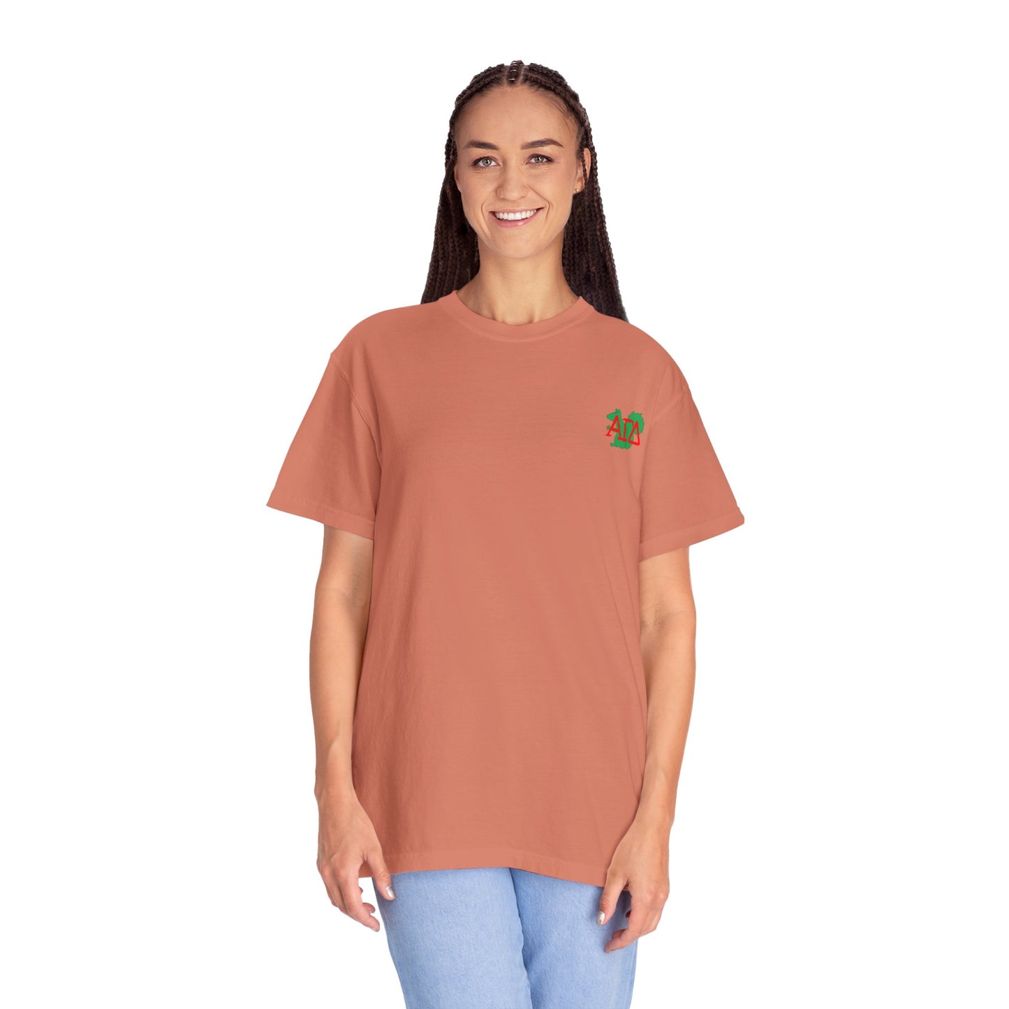 AGD Charming Sorority T-Shirt, Squirrel Design, Unisex Apparel, Perfect Gift, Casual Wear, College Life, Greek Life, Fraternity Events