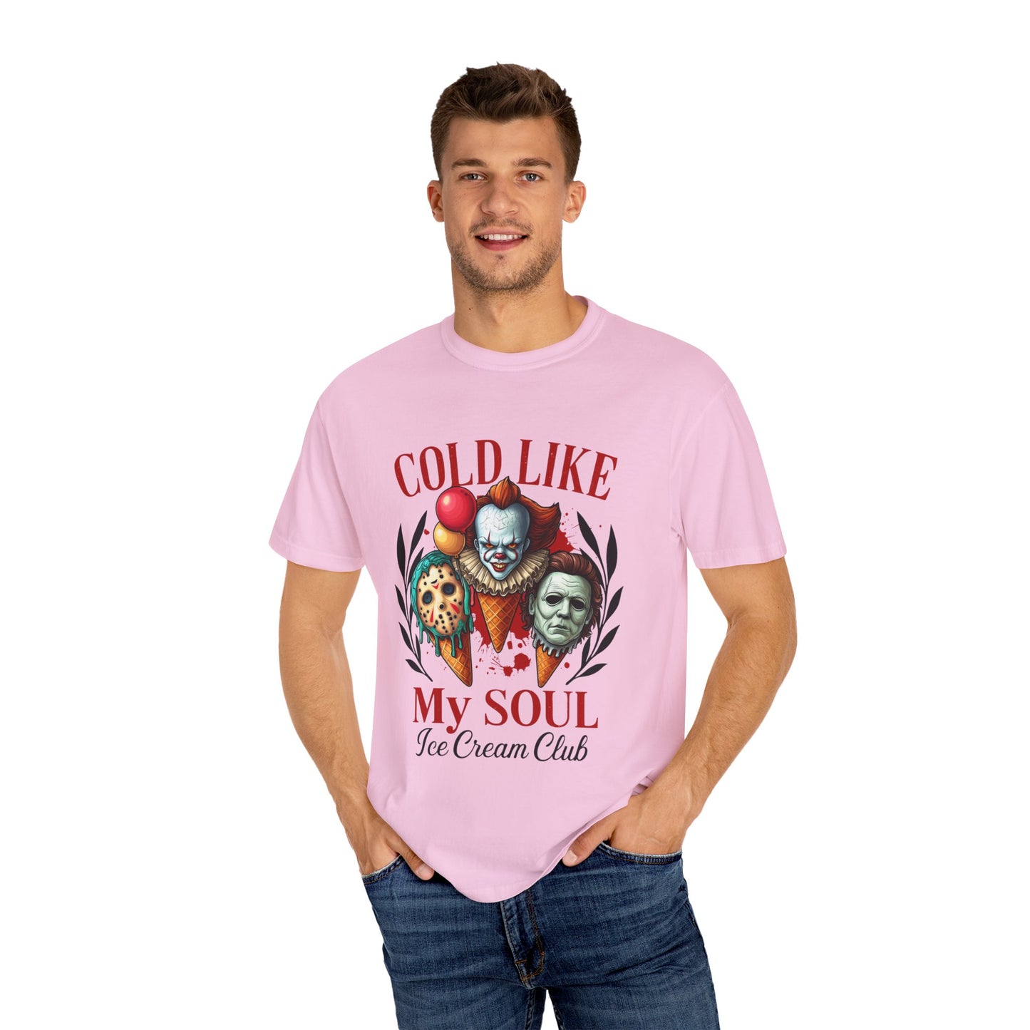 Chilling Soul T-Shirt, Vintage Horror Tee, Unisex Graphic Shirt, Ice Cream Lovers Gift, Fun Movie Merch