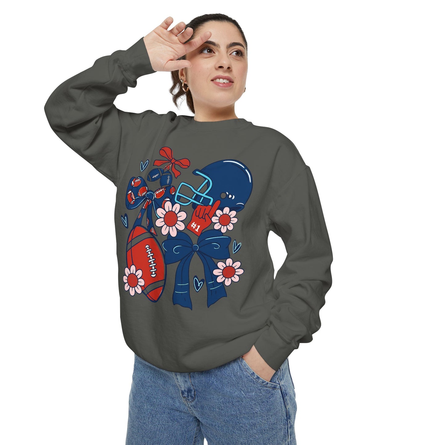 Football Game Day Unisex Sweatshirt - Comfort Colors