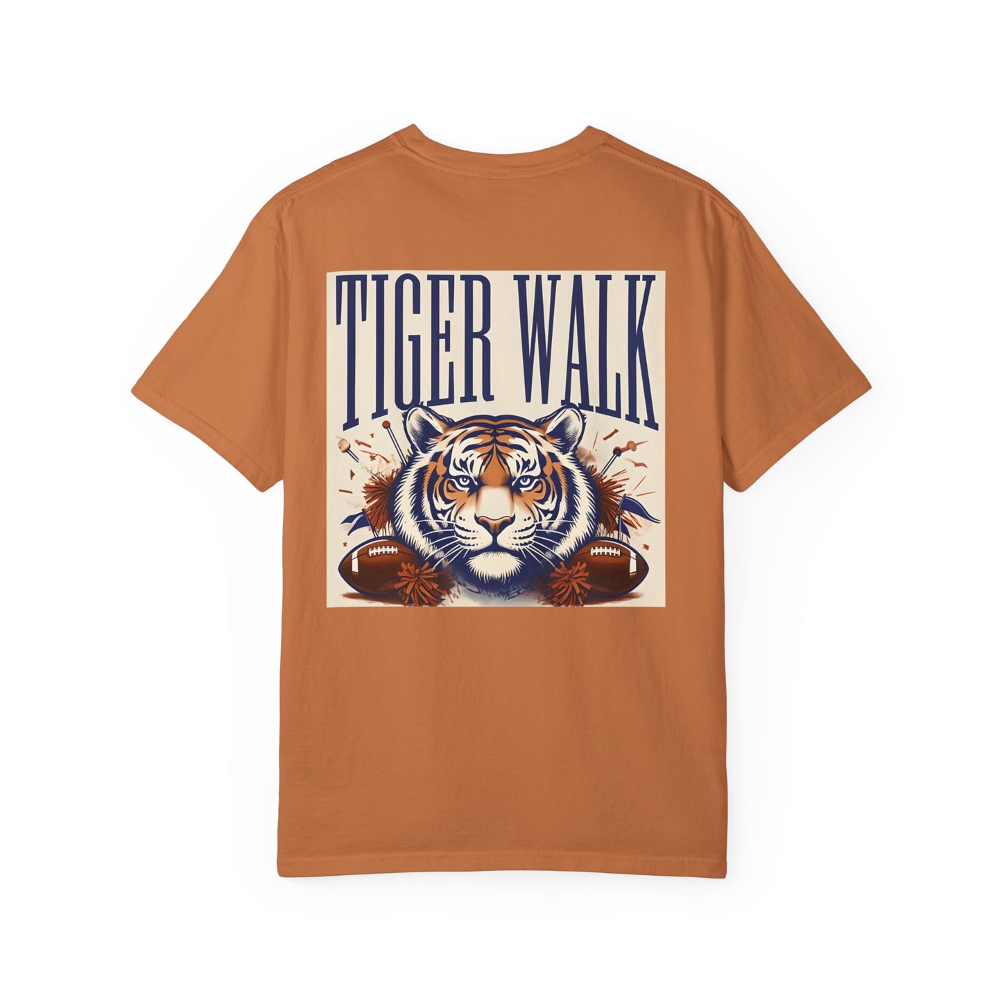 War Eagle Tiger Walk Unisex T-Shirt, Casual Tee, College Apparel, Game Day Shirt, Sports Fan Gear, Gift for Auburn Fans