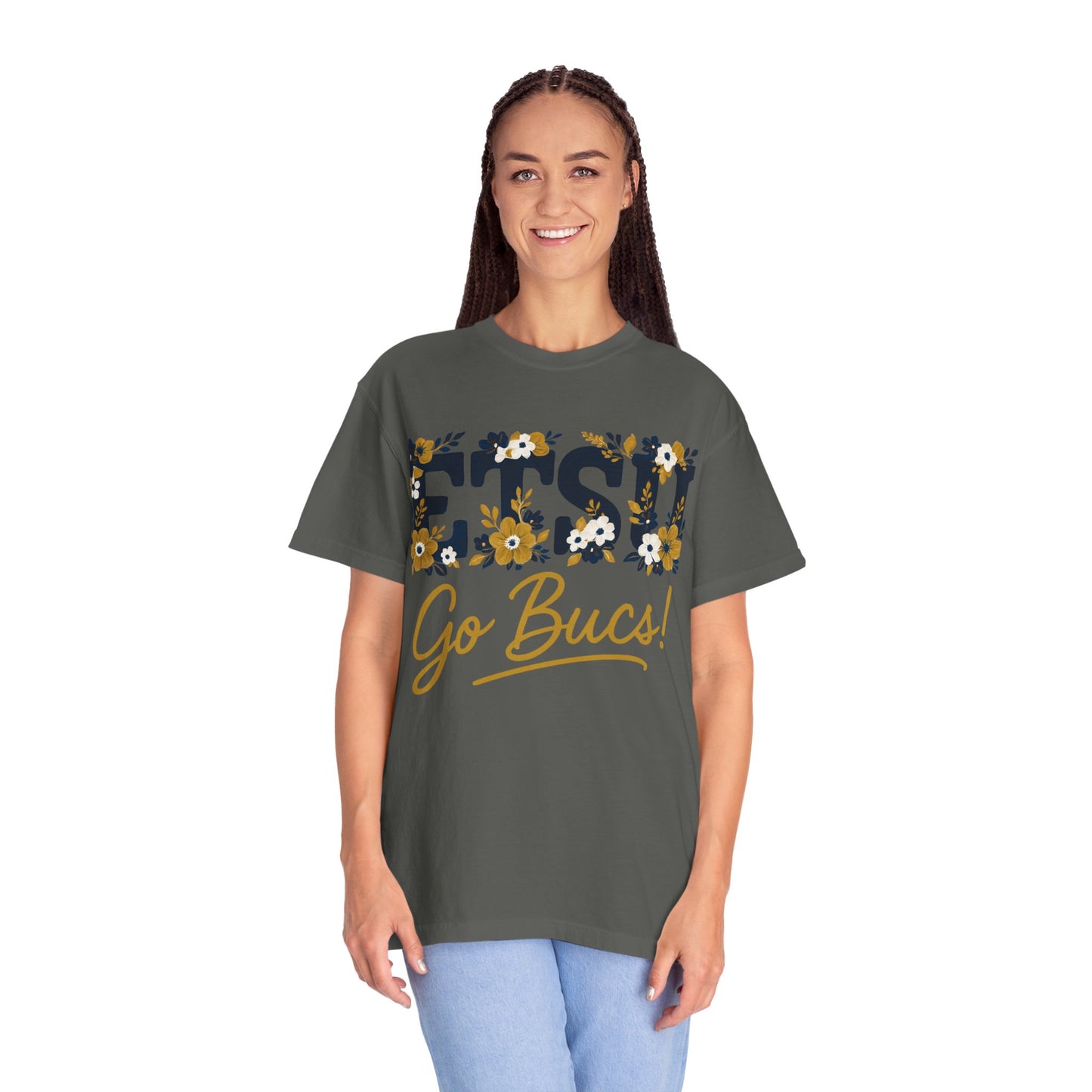 Floral Go Bucs Unisex T-shirt - College Apparel