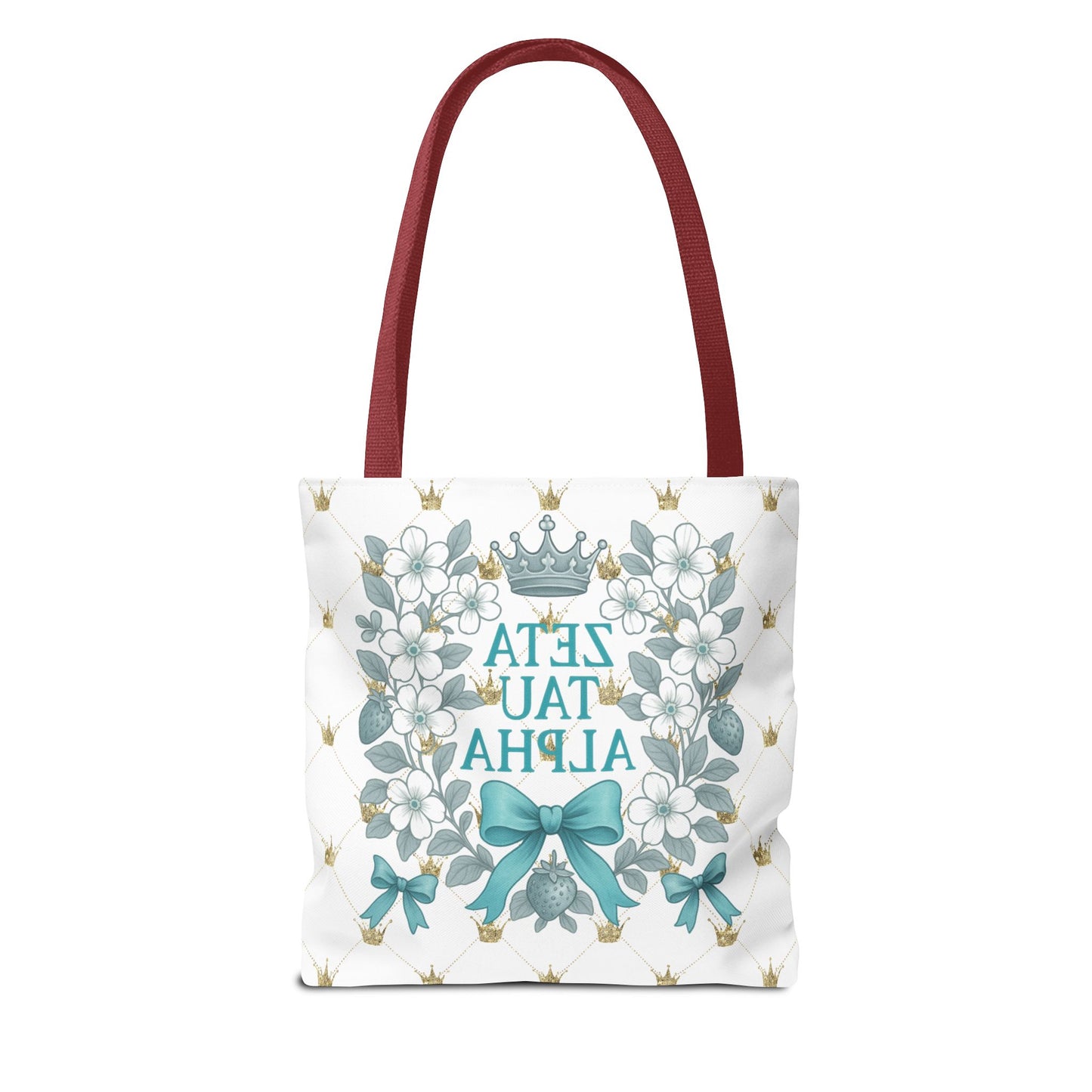 Zeta Tau Alpha Tote Bag | Sorority Bags, Floral Design, Gift for Sisters, Campus Essentials, Personalized Tote