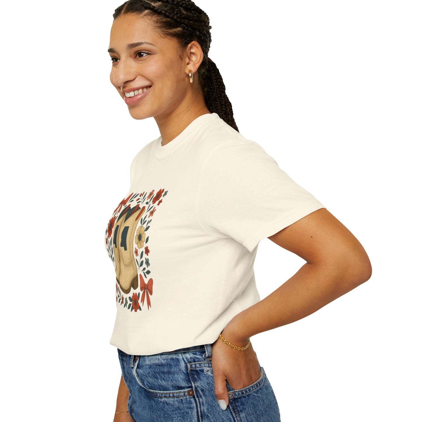 Mississippi Coquette Bow Unisex Tee - Ole Miss Fan Gift
