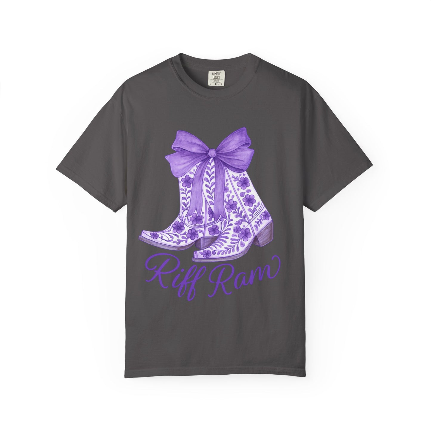 Purple Cowboy Boots T-Shirt | Western Style Tee, Festival Wear, Country Music Shirt, Gift for Horse Lovers, Casual Chic