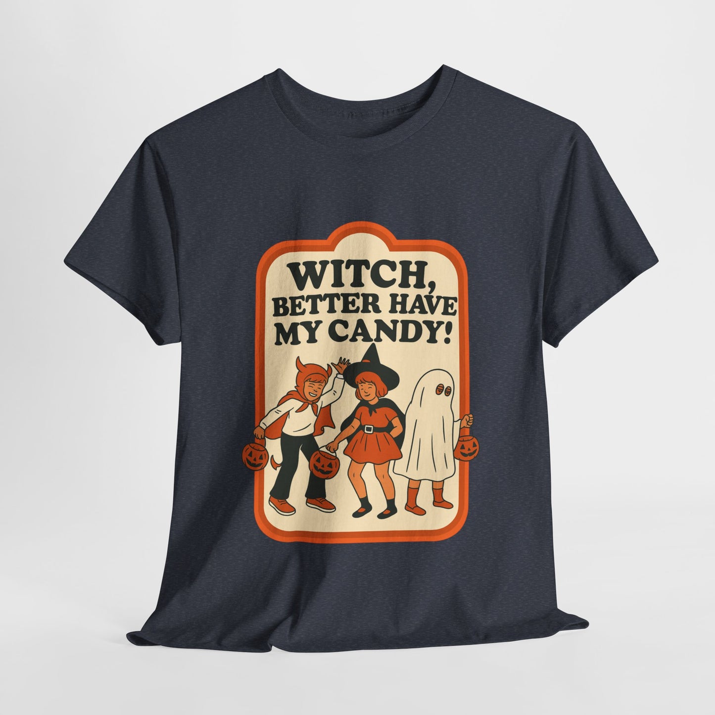 Halloween Witch Candy Tee - Unisex Cotton Shirt