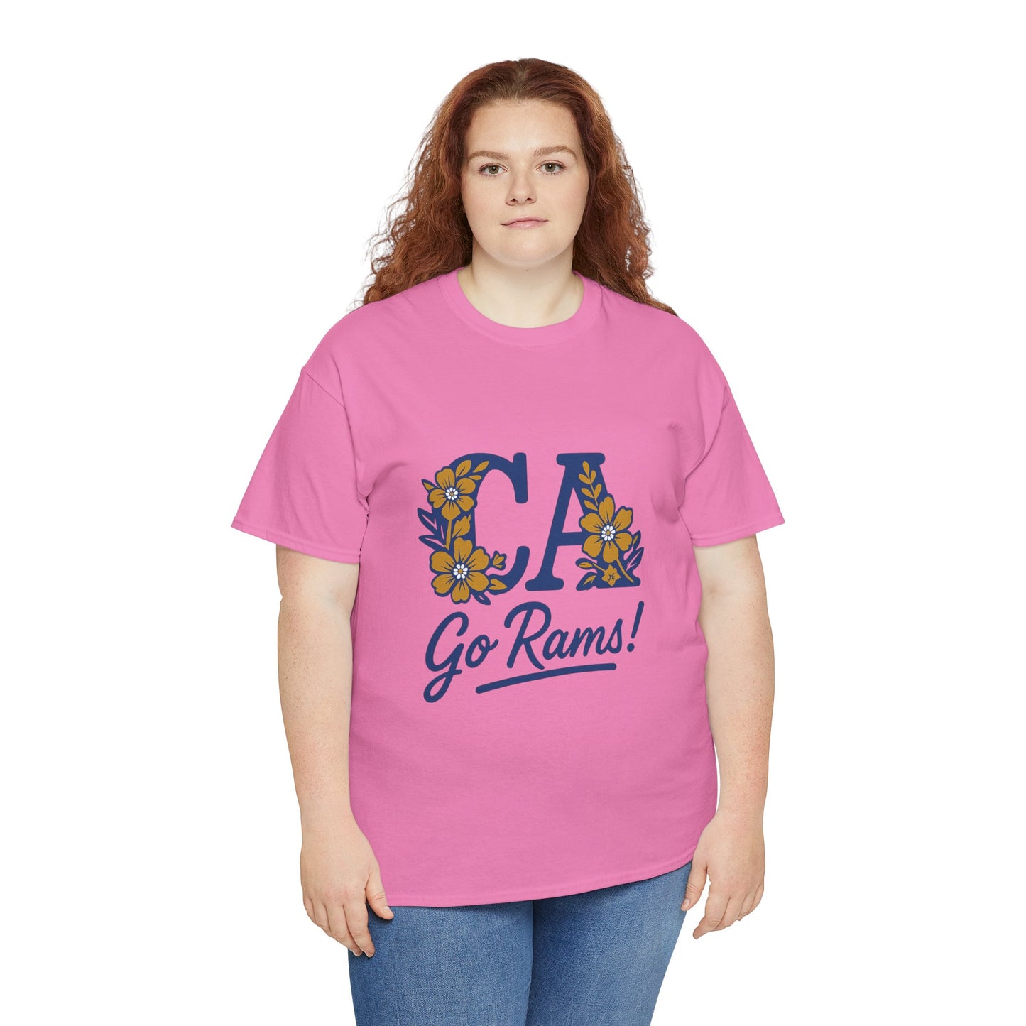 CA Rams Floral Tee