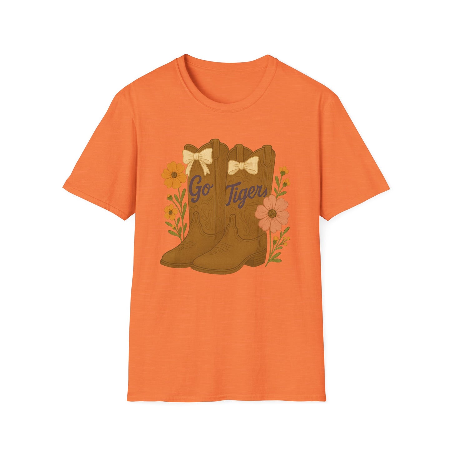 SC Tigers Country Boots Unisex T-Shirt | Cute Southern Style Tee, Go Tiger Shirt, Perfect for Game Day, Clemson Game Day, Graduation Gift, College Student Gift