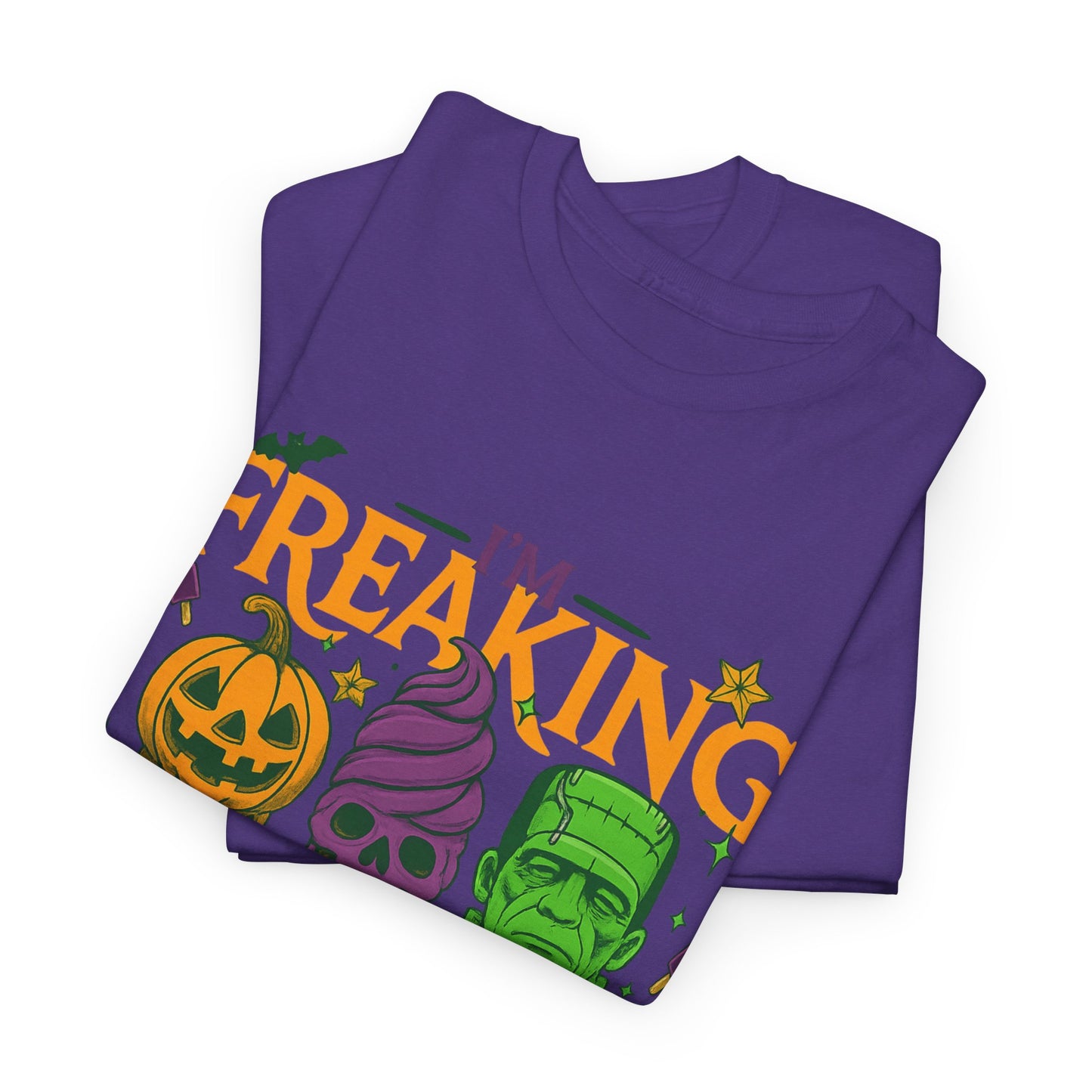 Halloween Unisex Heavy Cotton Tee, Fun Fall Shirt, Halloween Costume Top, Spooky Party Tee, Trick or Treat Apparel