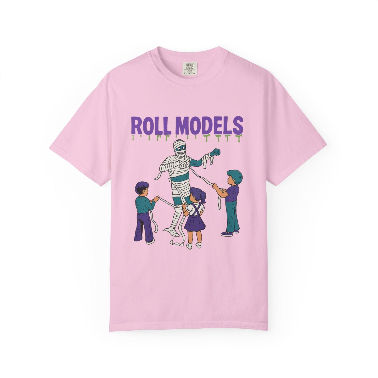 Mummy Roll Models T-Shirt, Cute Halloween Shirt, Kids Costume Tee, Family Fun Outfit, Retro Graphic Top, Vintage Style Tee
