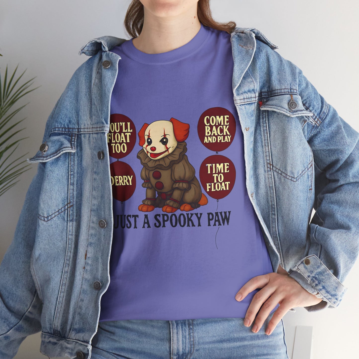 Spooky Dog Tee Clown Pup Pennywise