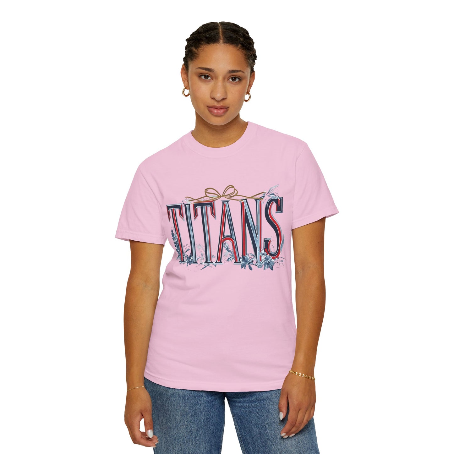 Floral Titans Garment-Dyed T-Shirt