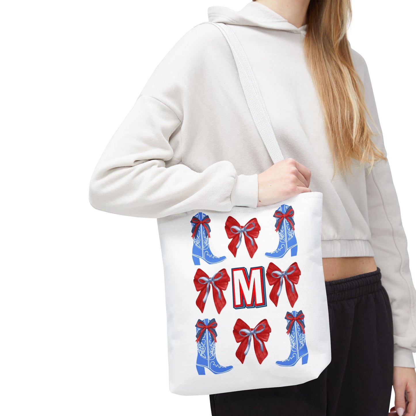 Mississippi Coquette Tote Bag, Personalized Tote, Mississippi Fan Gift, Ole Miss, Hotty Toddy, College Student Gift, Graduation Gift