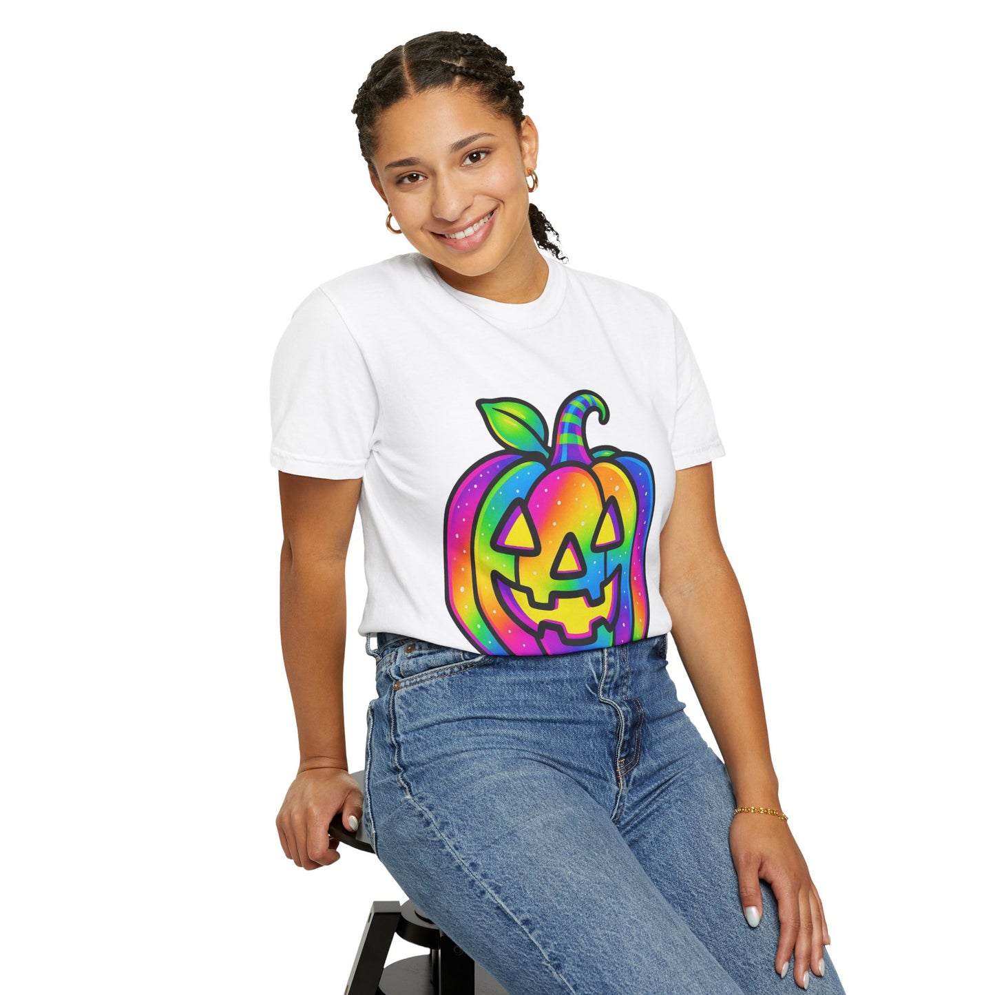 Colorful Pumpkin T-shirt for Halloween