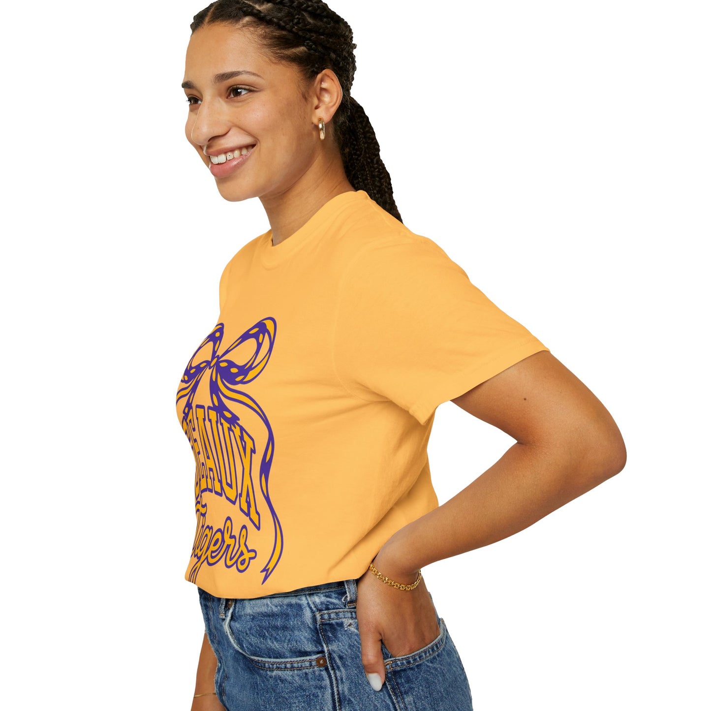 Géaux Tigers Garment-Dyed T-Shirt, Unisex Tee, LSU Spirit Wear, College Apparel, Game Day Outfit, Casual Style