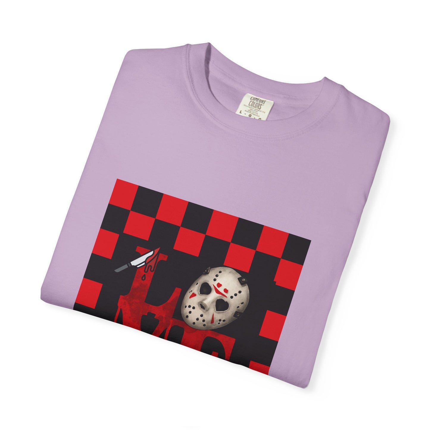 Scary Movie Mask Love Print T-Shirt